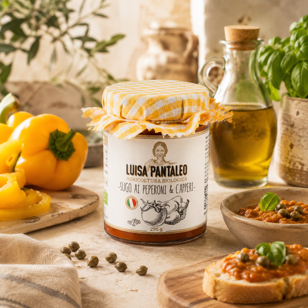 Sugo ai Peperoni e Capperi Bio 295 g