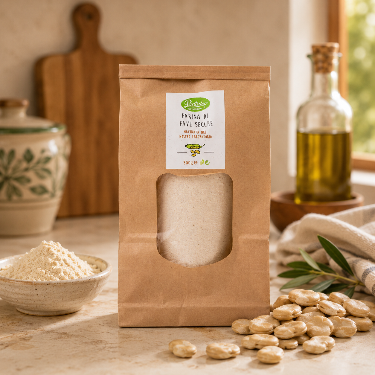 Farina di Fave Secche Bio 300 g