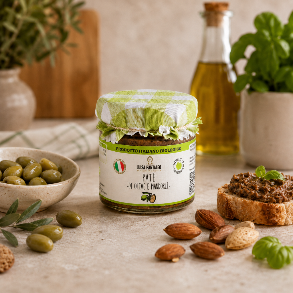 Pate' di Olive e Mandorle Bio 185 g