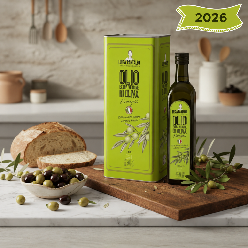 Olio extravergine d’Oliva Biologico Sostenibile – Nuovo Raccolto 2026 - Formati piccoli - Spedizione da metà Novembre