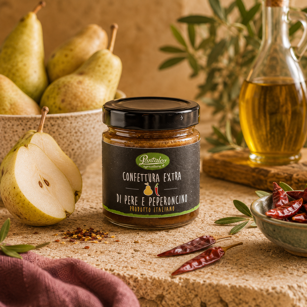 Confettura di Pere e Peperoncino 150 g