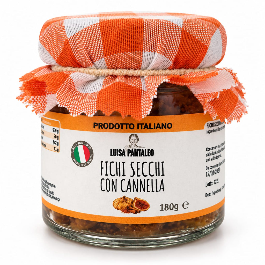 Fichi secchi con cannella 180 g - Natale 2026 - solo 60 vasetti disponibili