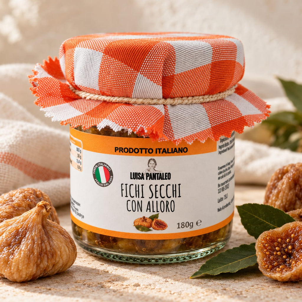 Fichi secchi con alloro 180 g - Natale 2026 - solo 60 vasetti disponibili