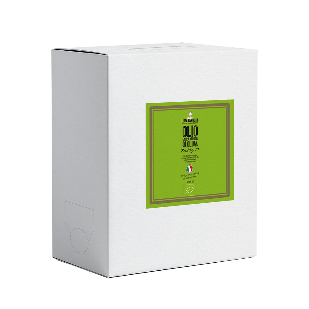 Olio Extravergine di Oliva Biologico – Bag in Box 5 Litri