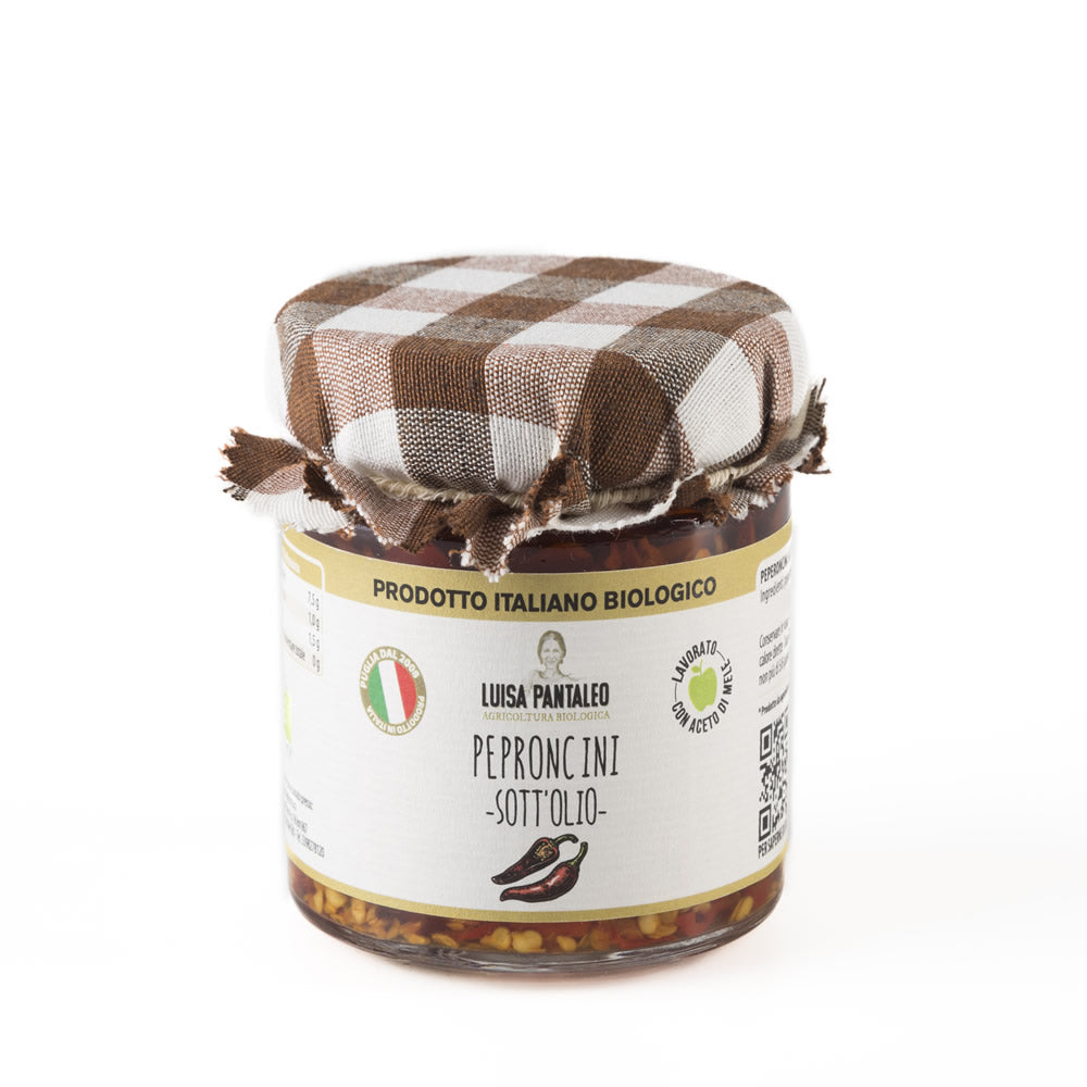 Peperoncini Piccanti Sott'olio Bio 205 g