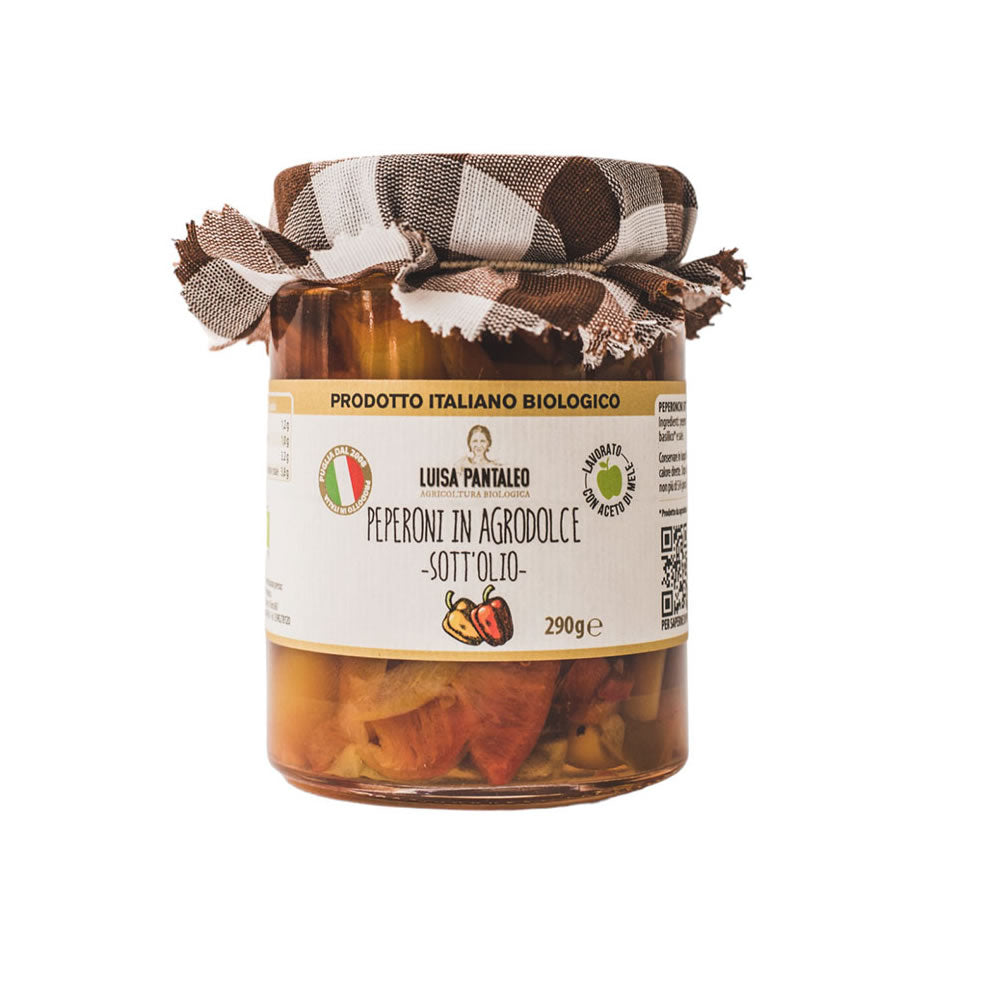 Peperoni in Agrodolce Sott’Olio Bio 270 g