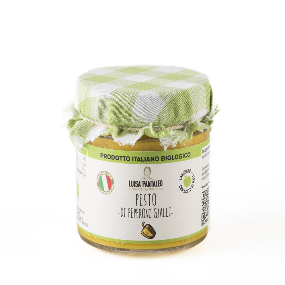 Pesto di Peperoni Gialli Bio 175 g